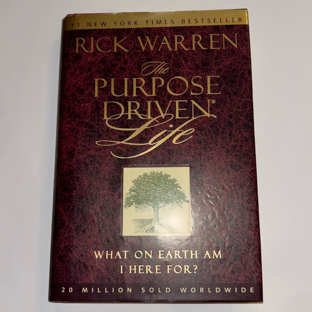 Rick Warren’s The Purpose Driven Life.                      New York Best seller